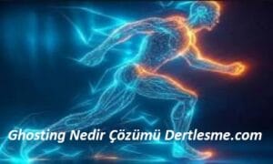 Akıllı telefonda cevapsız kalan bir mesajın (ghosting) yarattığı hüzün ve yan tarafta parlayan sıcak bir dertleşme kapısı illüstrasyonu.