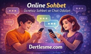 online sohbet, ücretsiz sohbet siteleri ve chat odalarında konuşan insanlar