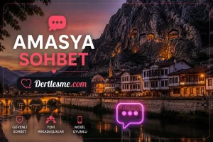 amasya sohbet odaları chat sitesi arayüzü
