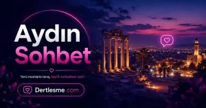 Dertlesme.com üzerinden Aydın canlı chat odalarına bağlanan mutlu ve samimi kullanıcı