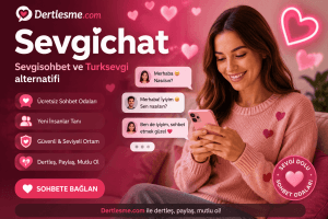 Sevgichat, Sevgisohbet ve Turksevgi alternatiflerini tanıtan sevgi temalı sohbet görseli